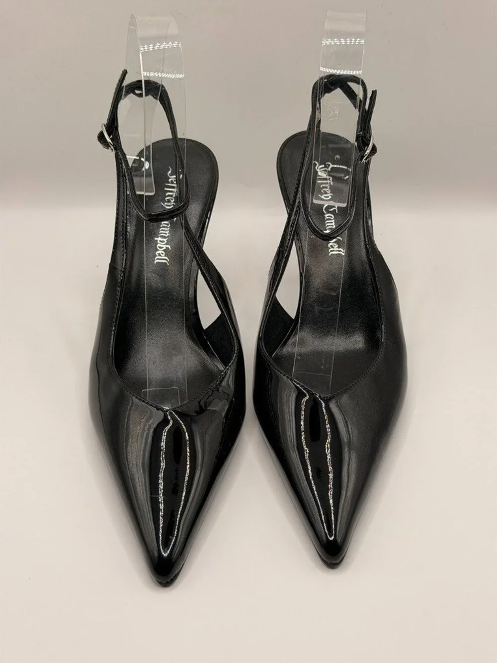Jeffrey Campbell Women's Executive Pointed Toe Slingback Pumps Heels Sz 7.5